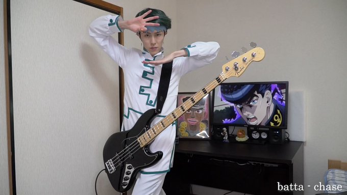 ジョジョ4部OP『chase』をベースで弾きましたッ!#ジョジョ #弾いてみた #jjba ジョジョ4部OP『chase』をベースで弾きましたッ!#ジョジョ #弾いてみた #jjba