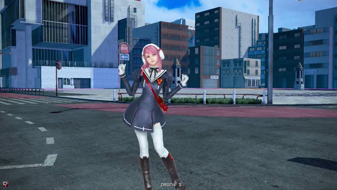 ガンスト鏡華の登場モーションや勝利モーションとかかわいい ガンスト鏡華の登場モーションや勝利モーションとかかわいい
