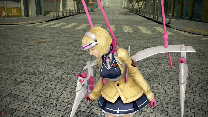 ガンスト管理区リューシャの登場モーションかわいい、あと正面からだと縞パンが見える ガンスト管理区リューシャの登場モーションかわいい、あと正面からだと縞パンが見える