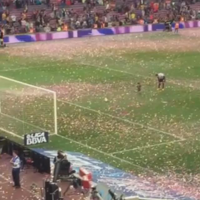 A day to celebrate and Milan's first goal at Camp Nou! Un día de celebración!Y el primer gol de Milan en el Camp Nou! http://t.co/OihlCUeZyb