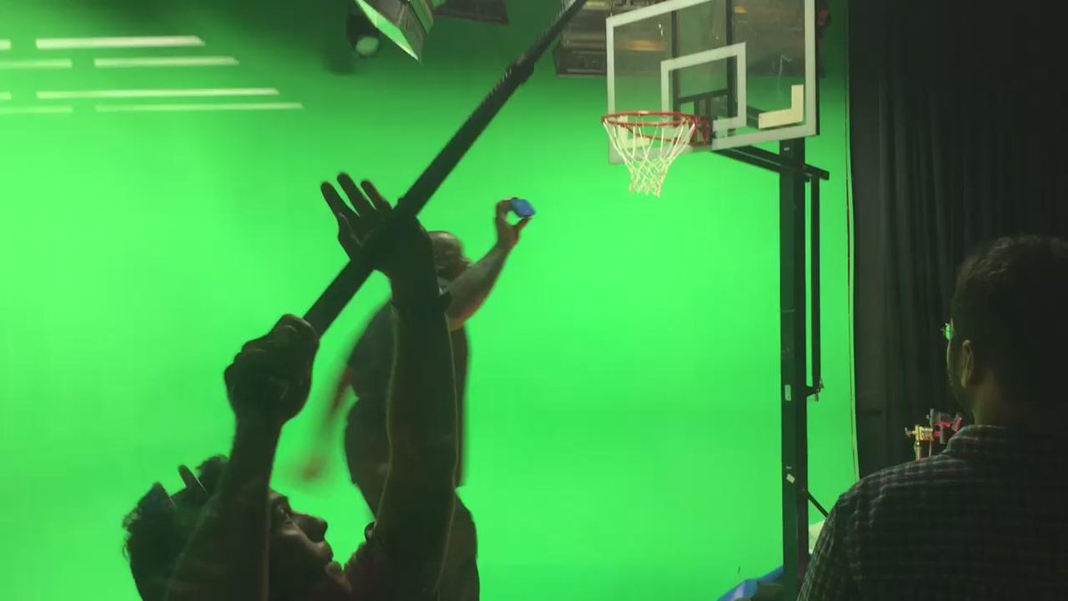 RT @MonsterProducts: A little behind the scenes of an upcoming @Shaq video.

The backboards still fear him. http://t.co/yPKNOLYYFv