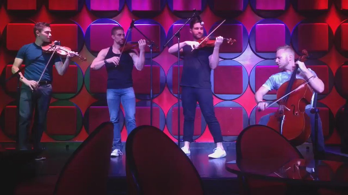 RT @PHVegas: WATCH: String quartet group @WellStrungNYC performs their version of 