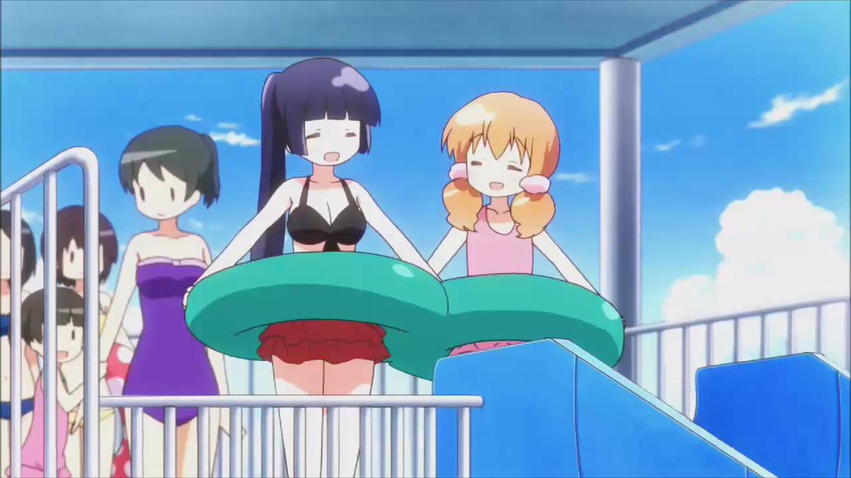 ご注文はうさぎですか??でボートが速すぎると好評ですが、こちら、がわかば*ガールのウォータースライダーです ご注文はうさぎですか??でボートが速すぎると好評ですが、こちら、がわかば*ガールのウォータースライダーです