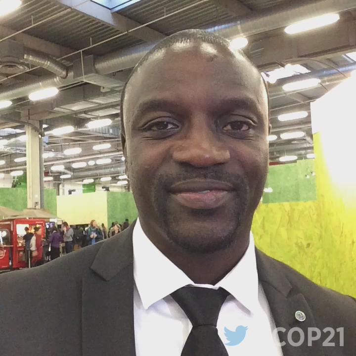 RT @UNFCCC: Watch @AKON's message from the UN Climate Change Conference in Paris #COP21 https://t.co/KXGEhnCoxX