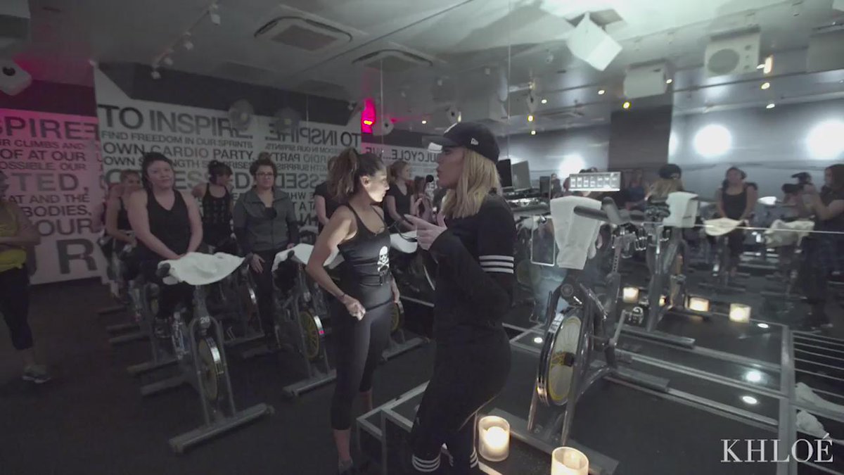 Really cool BTS vid from my sweaty SoulCycle class is up on my app! You dolls killed it!!! https://t.co/hA1SFydgw8 https://t.co/xA1SZ9Omey
