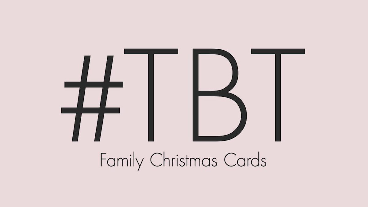 #TBT CHRISTMAS CARDS https://t.co/A02mVD067O https://t.co/gHNeUCtNX0