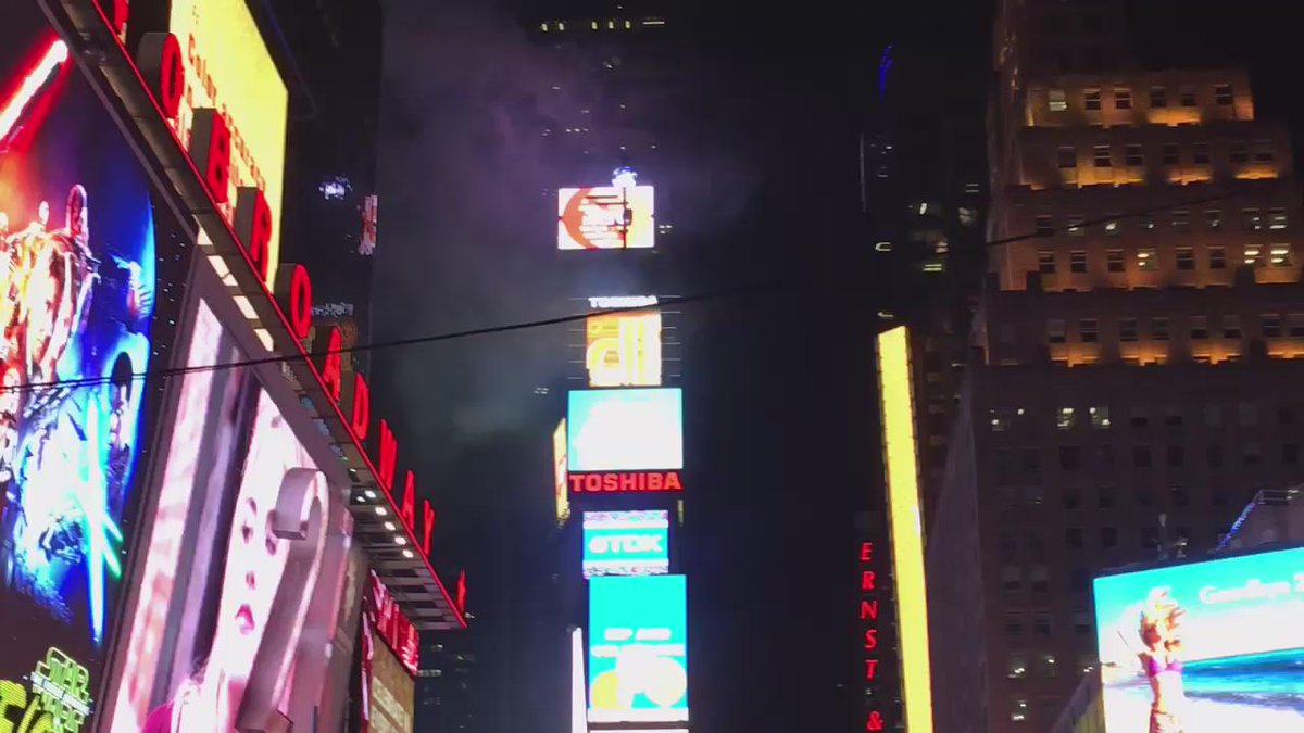 RT @billboard: The #NYE ball going up in Times Square ???? #RockinEve https://t.co/JLD83fACwc