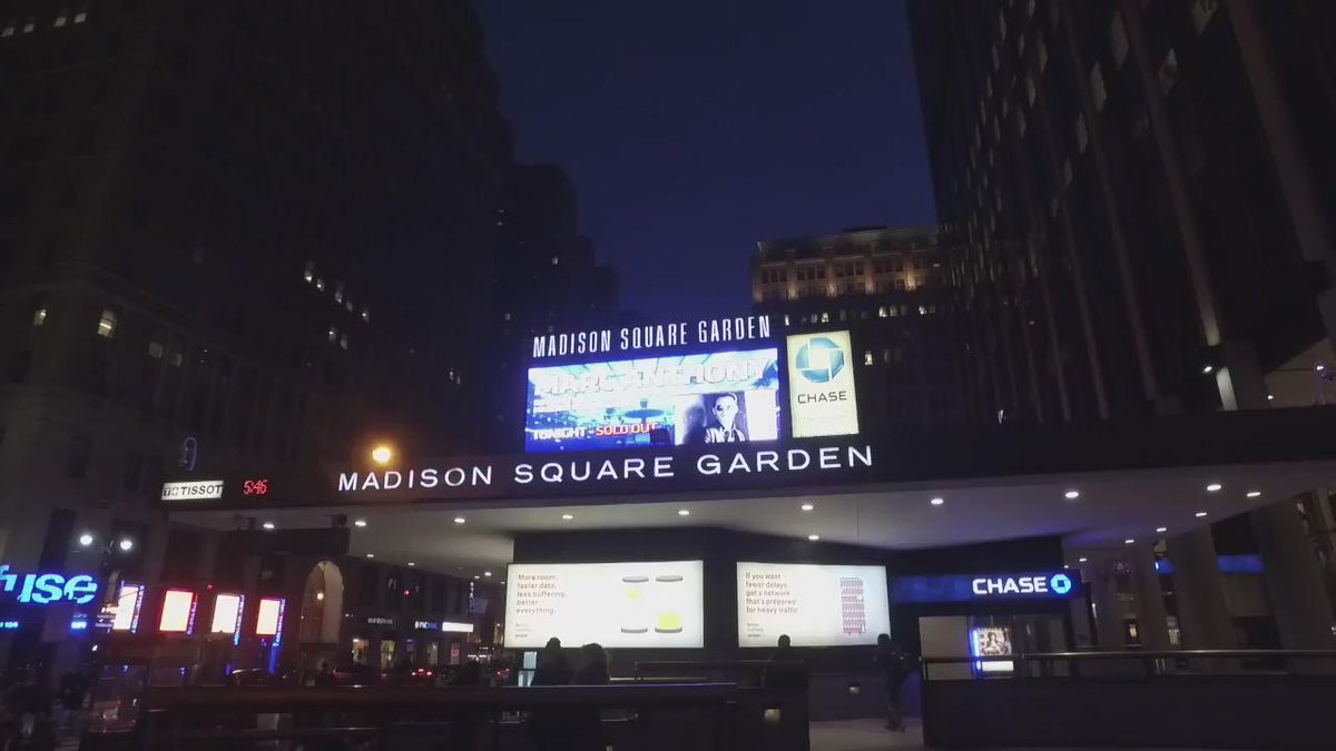 #NYC thank you for a wonderful night! Nothing like coming home @TheGarden
Gracias NY por una maravillosa noche! #MSG https://t.co/kRHb6ALyuS
