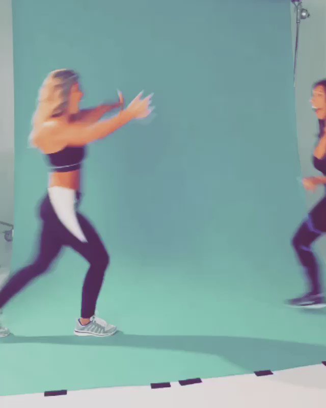 Attack! Behind the scenes silliness on our snap chat right now ???? username:  tashanddev  @selfmagazine @mondayactive https://t.co/A4Qjo6PZlD