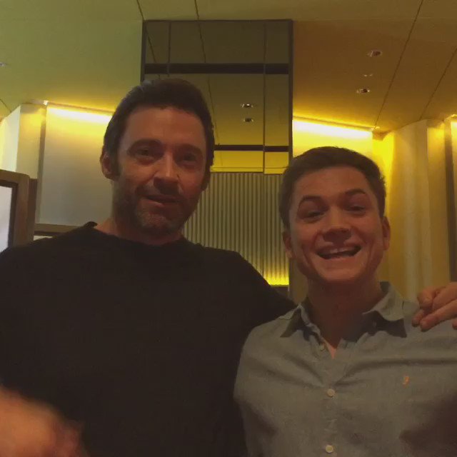 China! @TaronEgerton and I can't wait to see you! @EddieEagleMovie https://t.co/rR1PI8Yulk