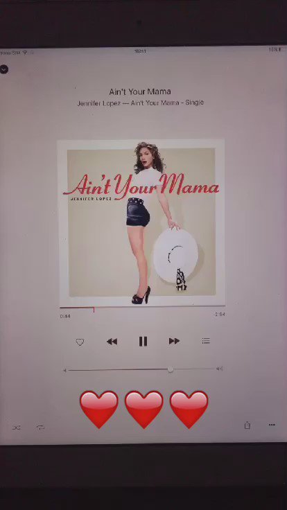 RT @GiadaJLover: REPEAT IS ON. #AintYourMama @jlo #AintYourMamaOniTunes https://t.co/DfIsnnzBvx