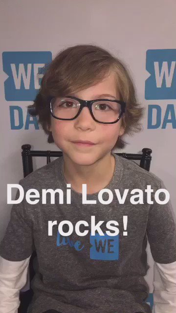 RT @cambio: #WEDay Highlight: @JacobTremblay telling Cambio he LOVES @ddlovato ❤️ #AOLGivesBack https://t.co/nayQGtyIOU