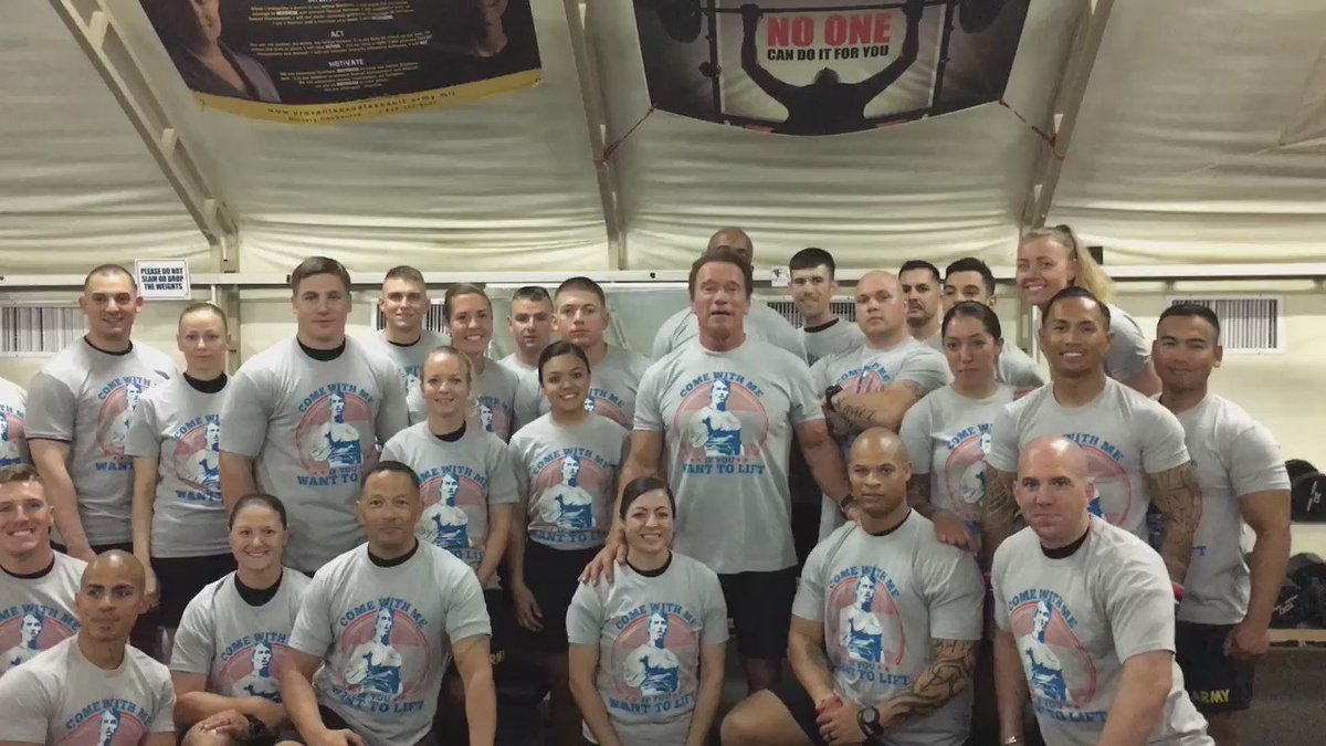 Proud to deliver our first shirts to our brave troops in Kuwait! https://t.co/BpFyz2QYag #comewithmeifyouwanttolift https://t.co/7tHCleYFxb