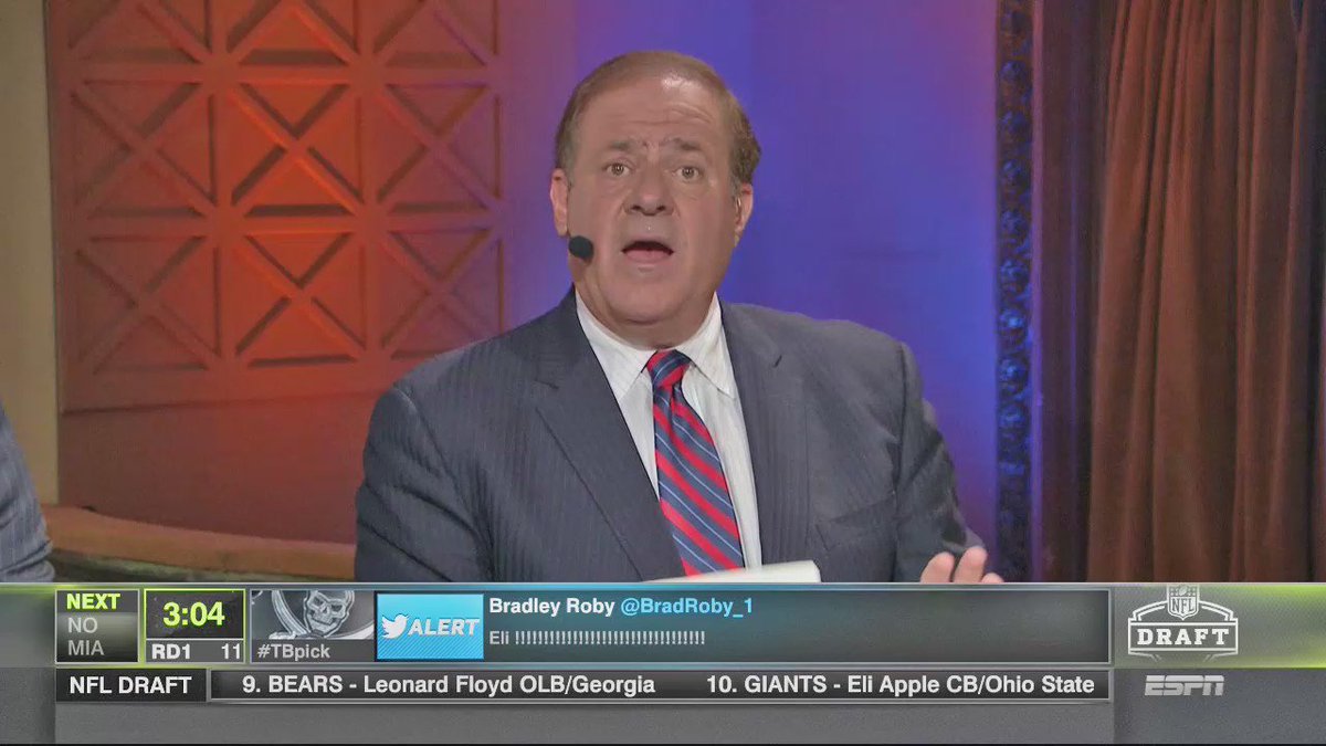 RT @Deadspin: Do not rely on Chris Berman for your draft facts https://t.co/gyUBwTUIoy