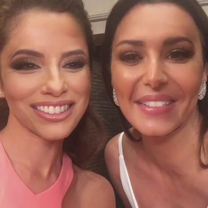 What you all have been waiting for! Me & @CherylOfficial face swapped! #Twins #LorealGals https://t.co/QnMYeFdzHJ
