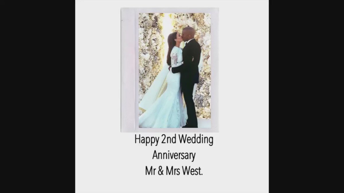 RT @KimKanyeKimYeFC: Happy 2 Year Anniversary @kanyewest & @KimKardashian x https://t.co/ZA3hdDvCvL