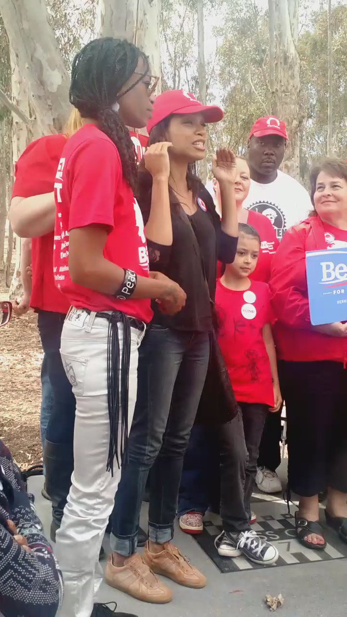 RT @YahNeNdgo: My girl @rosariodawson is the real deal. All ♥ 4 @BernieSanders & all of us. See snippet #BernieOrBust, #Gogreen619. https:/…