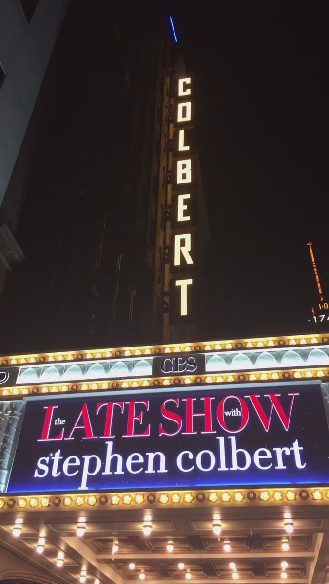 RT @Rob_Vember: I Just saw @colbertlateshow LIVE with guests @tonygoldwyn, @mcuban, @TheLewisBlack, & special musical guest @wyclef https:/…