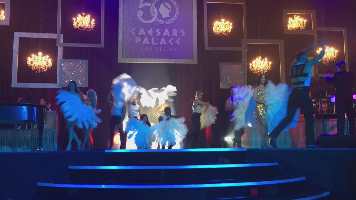 RT @CaesarsPalace: What an opening dance number highlighted by a surprise appearance from @JLo. #CP50 https://t.co/6WI6mUO8Nw