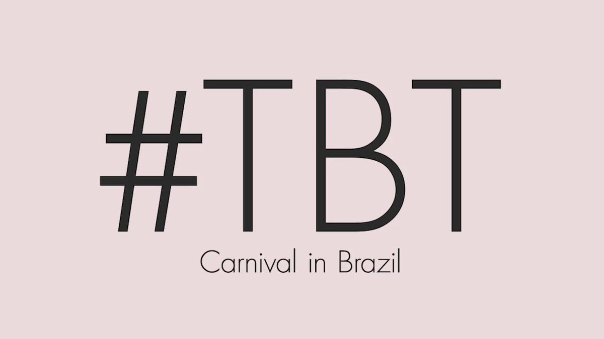 #TBT: CARNIVALE IN BRAZIL https://t.co/SbYusMOv77 https://t.co/M3Ym5FGV2B