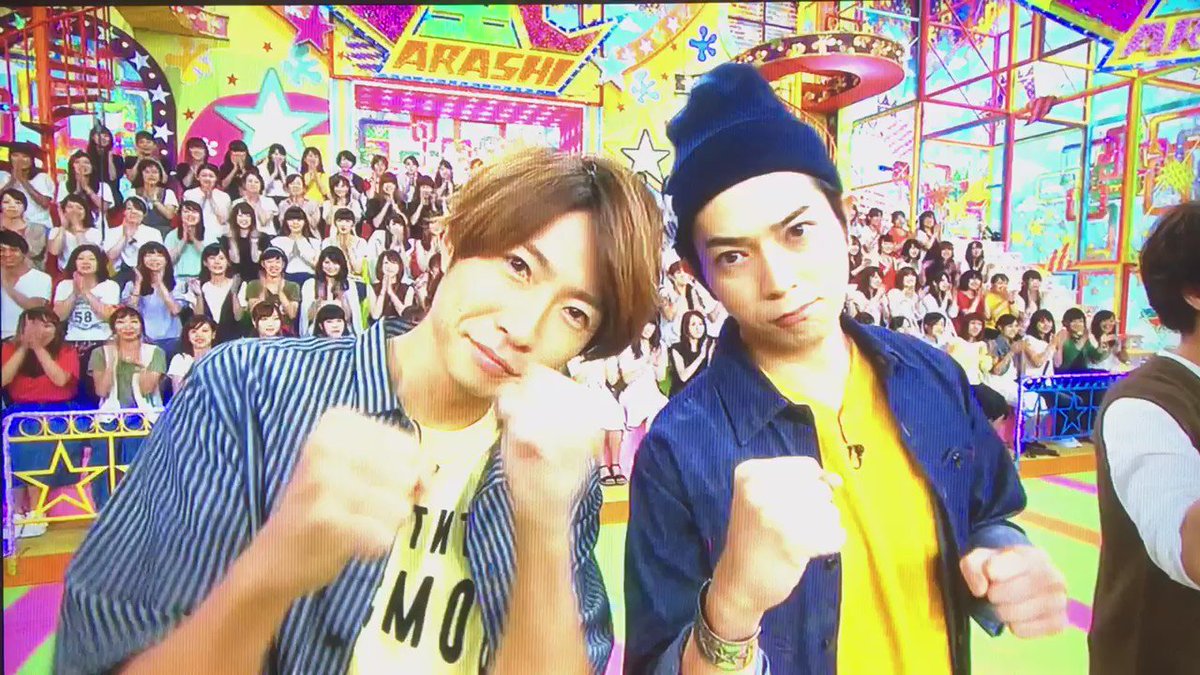 大野智、焼けすぎで黒い話💙 二宮和也、スキンヘッドの話💛 松本潤、金髪の話💜 VS嵐 · るなっしー自己満movie pic.twitter.com/aGmif97LEJ