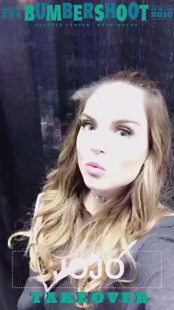 RT @Bumbershoot: ???? @iamjojo is taking over our snapchat right now!
Follow along: bumbersnaps https://t.co/GXuagewv0u