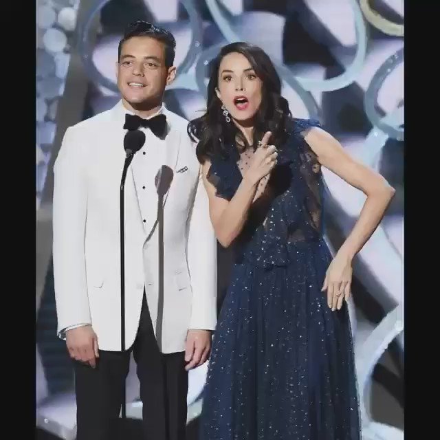 CLEARLY I like to call myself @ItsRamiMalek good luck charm You did it! We did it. ❤️you, congrats! #MrRobot #emmys https://t.co/HhyzNLhwJb