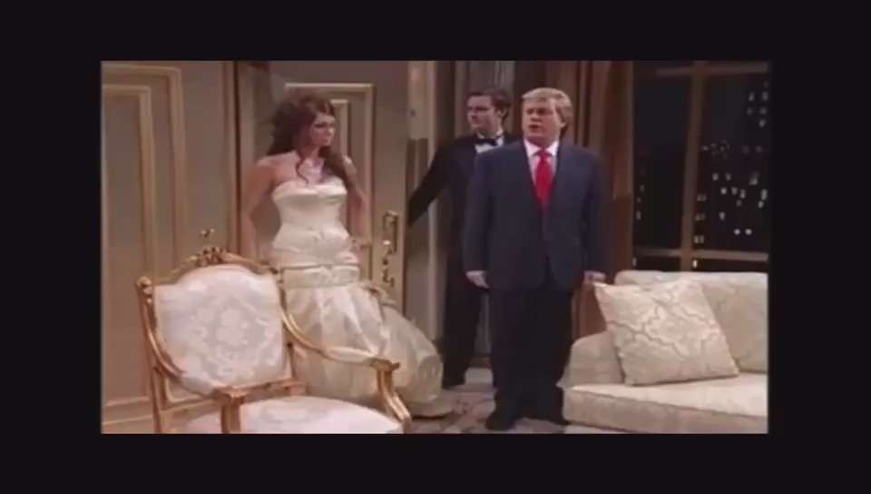 In honor of tonight's #Debate. Here's the time I hosted #SNL & played #DonaldTrump's wife. https://t.co/LaOZCJuSg9