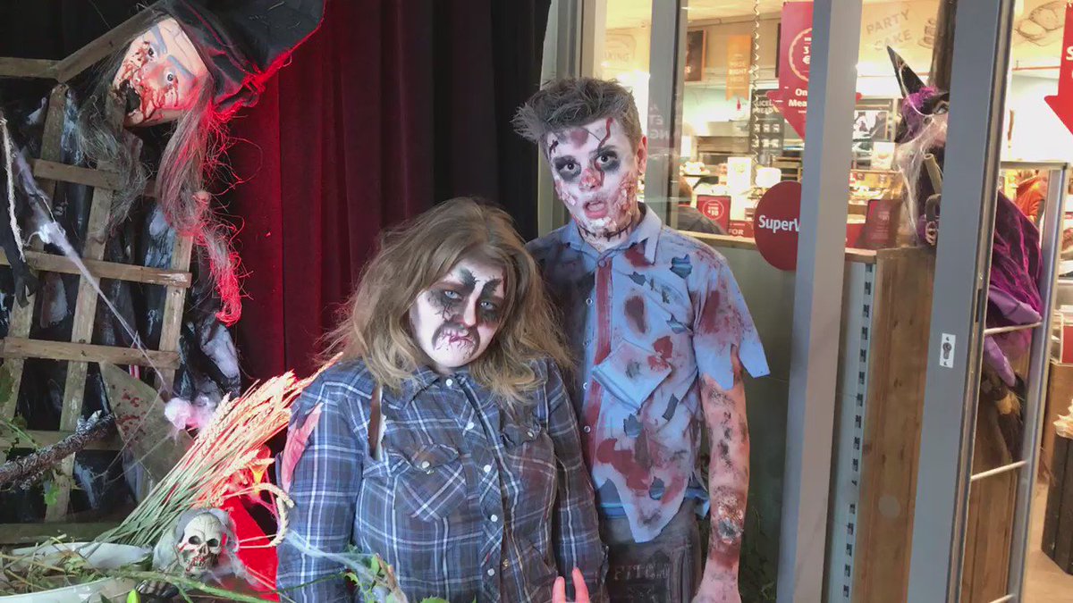 Come meet our Zombies if you Dare... here until 4pm along with free Facepainting and balloons for kids! https://t.co/5vnTcIgAaM