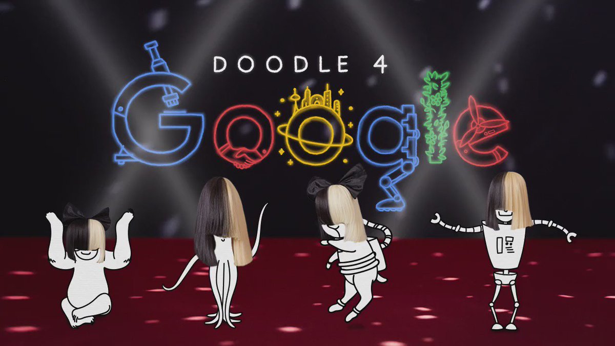 Sia's going to be a judge for this year's #Doodle4Google K-12 art contest! https://t.co/Jr1Ffbuk56 - Team Sia https://t.co/CsoAqnrOMU