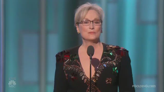 RT @deray: #MerylStreep, truth-teller. #GoldenGlobes https://t.co/tuxxp5fgOU