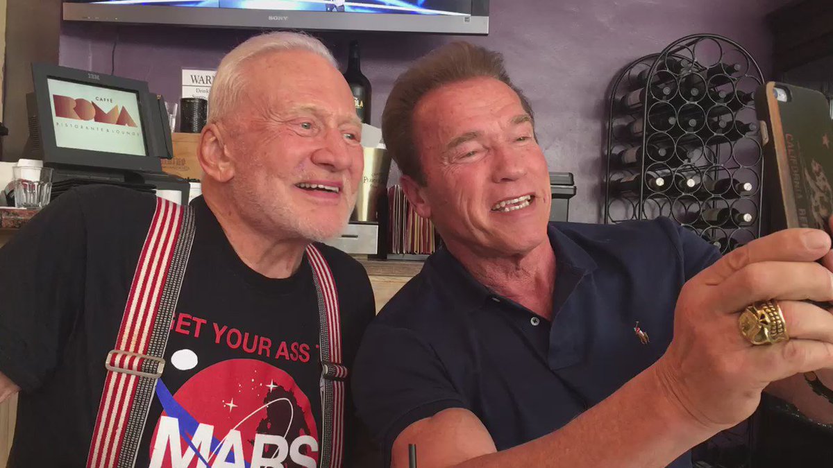 RT @TheRealBuzz: #tbt Me and Arnold @Schwarzenegger and GET YOUR ASS TO MARS #GYATM https://t.co/1tfqUC2ttG