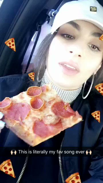 shout out @camilacabello97 for soundtracking my own private pizza party ???????????????????????????????????????????? https://t.co/8TZCgPu4Wc