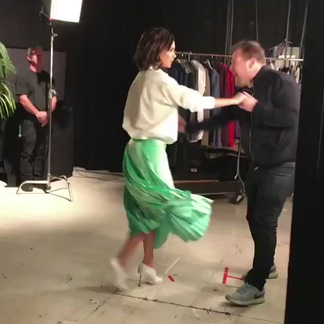 Excited! My secret filming with @JKCorden airs tonight on the @latelateshow! X vb https://t.co/D2KEi9MYxQ