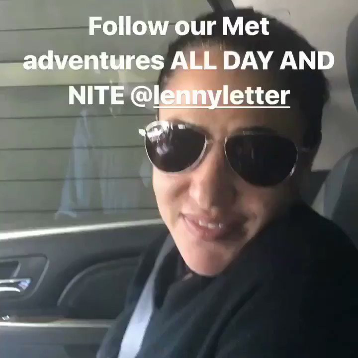 Me and @JenniKonner are taking over the @lennyletter Insta for all our #MetGala adventures. ???????????????? https://t.co/x2F48cHGBC
