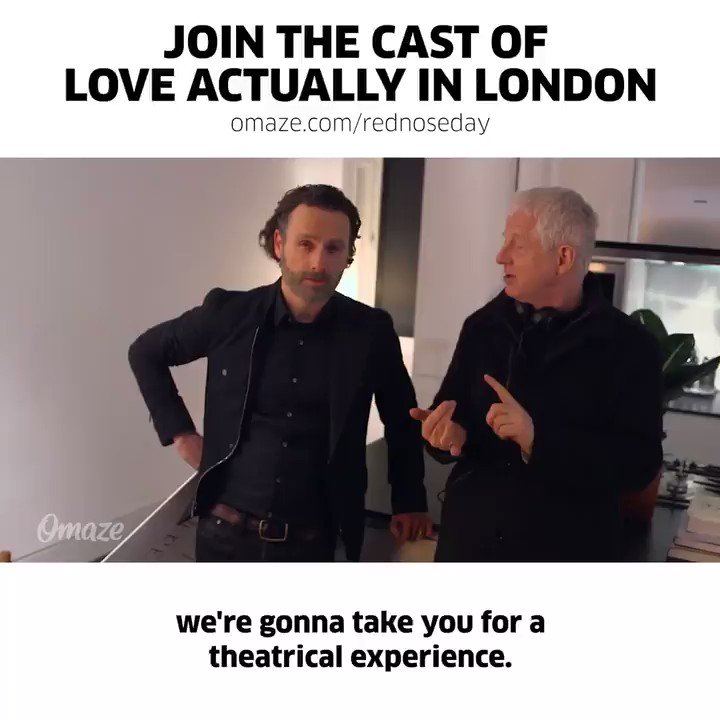 it’s @rednosedayusa next week…. this is a clever way to donate: $10 to meet the cast of Love Actually?  come ON! https://t.co/goQy4xWMud