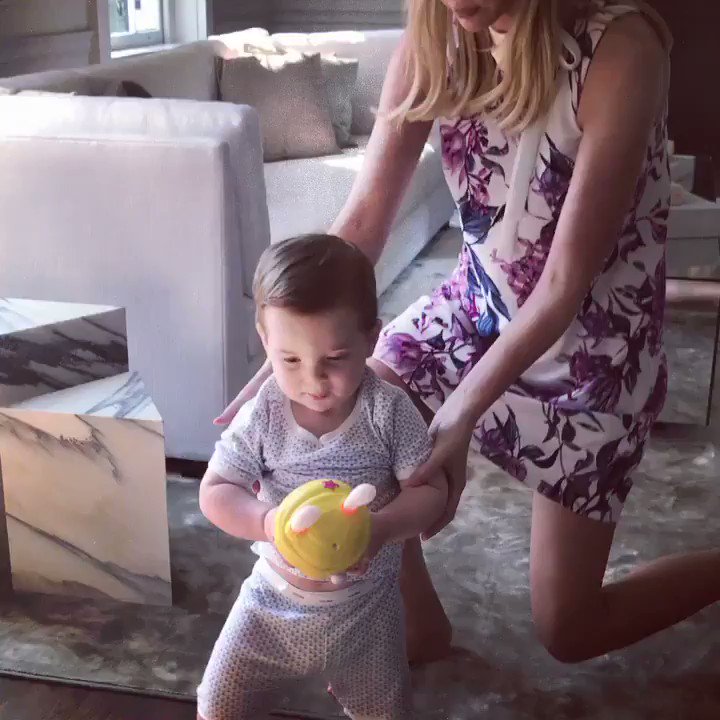 Big night for baby Theodore. He took his first steps! ???? https://t.co/3WP5KTA3lj