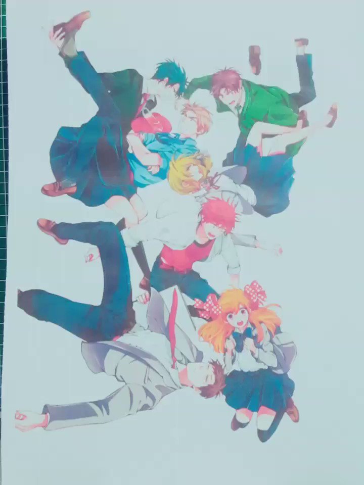 #シャドーボックス月刊少女野崎くん쉐도우박스 다했당^-^.........이제 틀이랑 커버만씌우면대 #シャドーボックス月刊少女野崎くん쉐도우박스 다했당^-^.........이제 틀이랑 커버만씌우면대