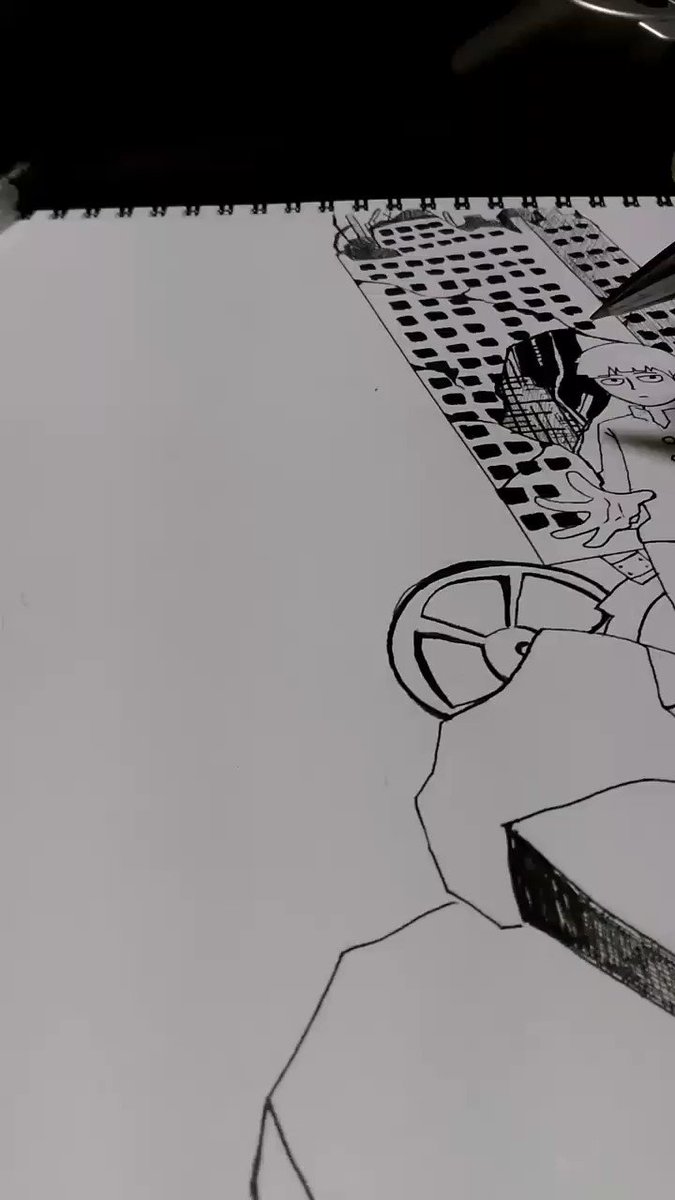 #モブサイコ100 #絵描きさんと繋がりたい ちょっとだけ描いてみた。完成はまだまだ。 #モブサイコ100 #絵描きさんと繋がりたい ちょっとだけ描いてみた。完成はまだまだ。