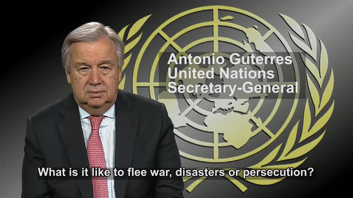 RT @antonioguterres: Don't stop the refugees; stop the wars that produce them. #WithRefugees https://t.co/XfrzZiG6fr