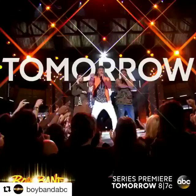 TOMORROW! #BoyBand takes the stage for its series premiere at 8|7c on ABC! https://t.co/OcRcTPLFwF