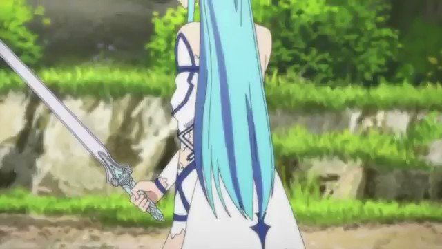 #アニメ▶︎ソード・アート・オンライン II▶︎かっこいい戦闘シーン (19話より)▶︎ユウキ vs アスナ #アニメ▶︎ソード・アート・オンライン II▶︎かっこいい戦闘シーン (19話より)▶︎ユウキ vs アスナ
