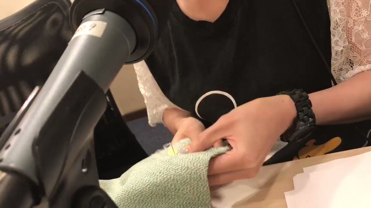 私も縫いました(笑)#ガルフレ#ラジオ 私も縫いました(笑)#ガルフレ#ラジオ