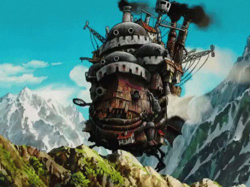 howl's moving castle ハウルの動く城 #StudioGhibli 😎 howl's moving castle ハウルの動く城 #StudioGhibli 😎