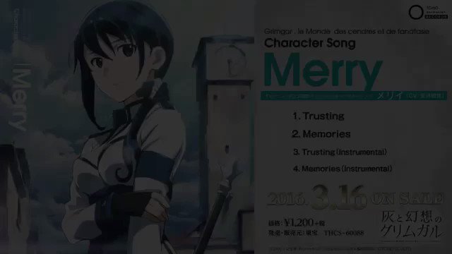灰と幻想のグリムガル メリイ(CV:安済知佳)のキャラソン Trustingは良いぞ 灰と幻想のグリムガル メリイ(CV:安済知佳)のキャラソン Trustingは良いぞ