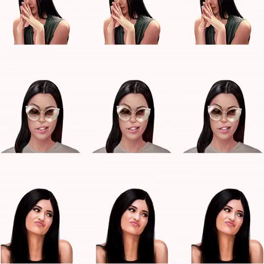 New sister Kimoji's!!!! Go update your Kimoji app! Or if you don't have it download it now!!! https://t.co/MHyNV505Sf