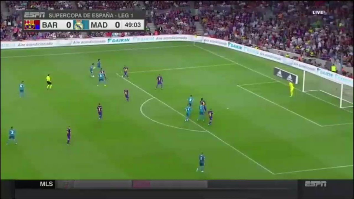 GIF: Barcelona Wins El Clasico Thanks to a Controversial Tackle That Denied Ronaldo a Goal