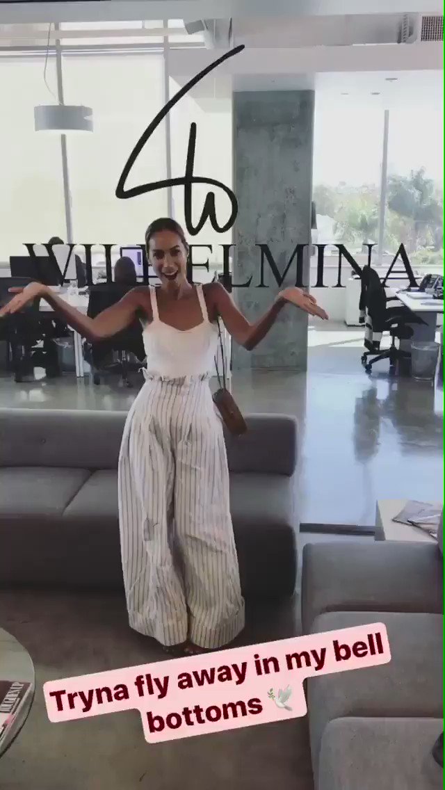 Living for the bell bottom with my @Wilhelmina fam ???? https://t.co/bHoBuR7eJ2