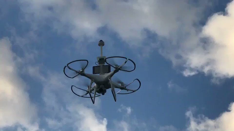 ドローンで観測!#ドローン #気象観測 #撮影 #WxBeacon #dji #phantom ドローンで観測!#ドローン #気象観測 #撮影 #WxBeacon #dji #phantom