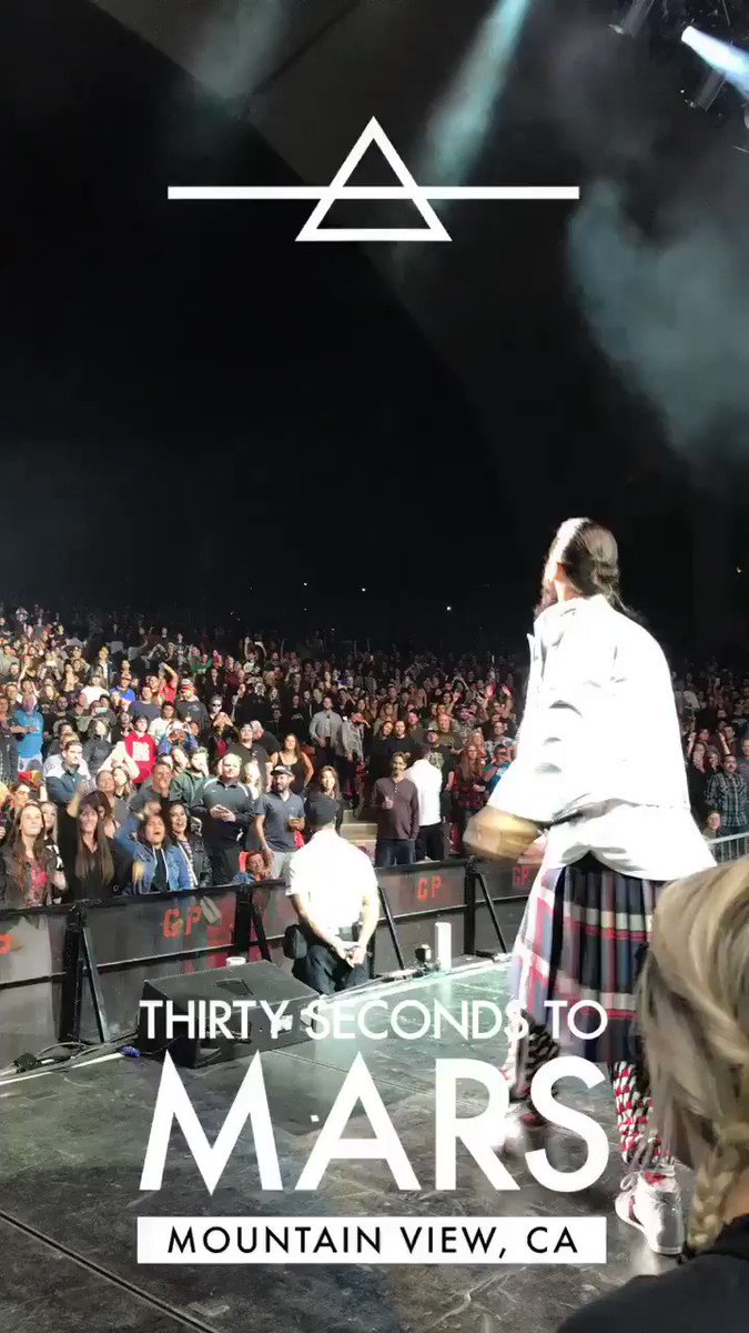 RT @30SECONDSTOMARS: See tonight's show from our point of view. Follow along on Instagram + Snapchat. ???????? https://t.co/Y7Bq4rRiKz
